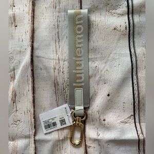 Lululemon Never Lost Keychain Vapor/Gold